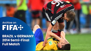 FULL MATCH Brazil v Germany  2014 FIFA World Cup [upl. by Htrahddis921]