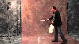 Quickly removing wrinkles from your Muslin Backdrops  Studio Photography Tutorial Silverlake Photo [upl. by Zeus]