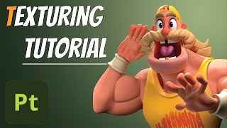 Texturing Stylized Character  Substance Painter Tutorial [upl. by Socem]