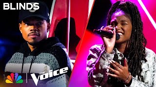 17YearOld Mariah Kalia Sings Billie Eilishs quotidontwannabeyouanymorequot  The Voice Blind Auditions [upl. by Pierette]