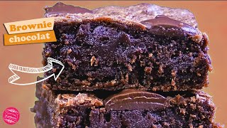 🍫 RECETTE DE BROWNIE AU CHOCOLAT FACILE 🍫 [upl. by Trinetta]