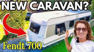 36 The Best Caravan for Living FULL TIME on campsite Fendt 700 Van Tour  Pros and Cons [upl. by Nylad945]