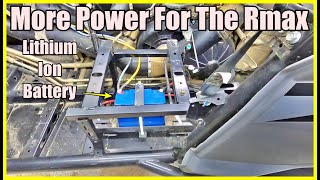 Yamaha Rmax 10004 Second Battery Install [upl. by Ynatil]