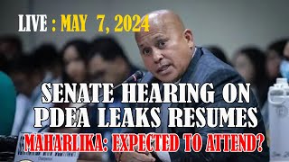 PDEA LEAK SENATE PROBE RESUMES LIVE MAY 7 2024 [upl. by Tneciv989]