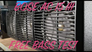 BOSE ACOUSTIMASS 15 SUBWOOFER  400W OF PURE FREE BASS TEST [upl. by Peursem]