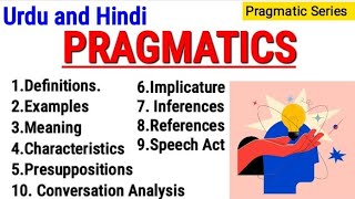 Pragmatics  Definitions  Characteristics  Components  in Urdu and Hindi [upl. by Wheaton]