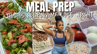 MEAL PREP FOR WEIGHT LOSS This is actually helping me lose weight High protein [upl. by Moclam996]