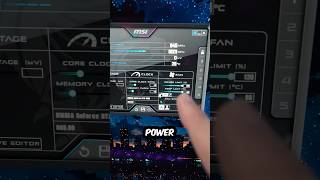 How to overclock your GPU PC PCGaming Overclocking GamingPC [upl. by Ghassan297]