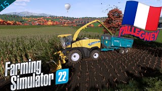 HAKSELEN IN HET MOOIE FRANSE LANDSCHAP Farming Simulator 22 Pallagney 15 [upl. by Akierdna280]