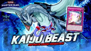 INSANE INFINITE OMNI NEGATE KAIJU ARE BACK WITH CRYSTAL BEAST Master Duel [upl. by Stander]