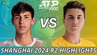 Alexei Popyrin vs Miomir Kecmanovic  Highlights  Shanghai 2024 R2 [upl. by Schenck]