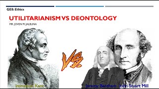 UTILITARIANISM VS DEONTOLOGY [upl. by Hanson]