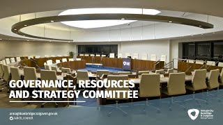 Governance Resources and Strategy Committee on Wednesday the 4th of September 2024 at 630pm [upl. by Nedyah452]