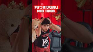 WOP x UNTOUCHABLE DANCE TUTORIAL TRENDING  VIRAL short danceshorts [upl. by Tahmosh298]