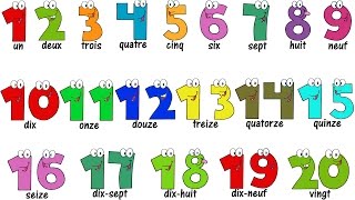 French Lesson  NUMBERS 120  Compter jusquà 20  Learn French [upl. by Gleeson]