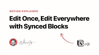 Notion Explained Synced Blocks [upl. by Tranquada558]