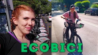 Nuestra EXPERIENCIA usando la ECOBICI de CDMX ¿Vale la pena Opinión  Informarción [upl. by Inama]