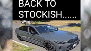 The M340i going back to stockish mode 👀 [upl. by Ingrim]