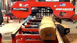 🚩Biggest WM4500 Industrial Sawmill Woodworking [upl. by Nellda]