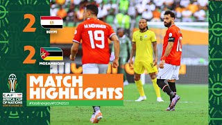 HIGHLIGHTS  Egypt vs Mozambique  ملخص مباراة مصر وموزمبيق 22 TotalEnergiesAFCON2023 [upl. by Ahsiakal]