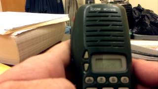 Programming an icom icv8 2m radio [upl. by Packston605]