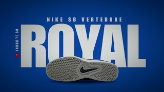 Nike SB Vertebrae ROYAL 2024 DETAILED LOOK  PRICE [upl. by Atalie24]