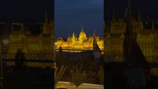 View of Parliament building from Fisherman Bastion budapest vacation hungary [upl. by Gunter857]