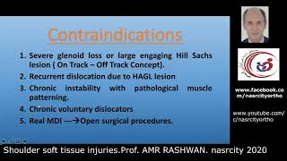 Shoulder soft tissue injuries Prof Amr Rashwan nasrcity covid19 time online lectures 2020 [upl. by Yruama414]