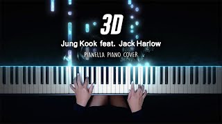 정국 Jung Kook  3D feat Jack Harlow  Piano Cover by Pianella Piano [upl. by Milicent357]