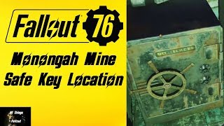 Fallout 76 Monongah Mine Safe Key Location [upl. by Aihsekyw]