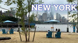 NEW YORK CITY Walking Tour 4K  Hudson Yard Vessel High Line Park Gansevoort Peninsula amp Beach [upl. by Cryan959]