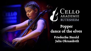 Popper quotdance of the elvesquot  Friederike Herold 14 yo amp Julia Okruashvili [upl. by Shayne238]