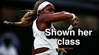 Coco Gauff rips with class fans disrespectful towards littleknown players gauff [upl. by Rettig]