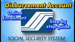 SSS DISBURSEMENT ACCOUNT ONLINE ENROLLMENT STEP BY STEP GUIDE cherryboterph sss [upl. by Vivianne227]