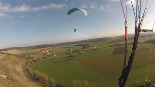 Parapente à Pagny la Blanche Côte 55 le 24102024 [upl. by Kentigera]