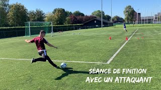 Travail de Finition devant le But avec un Attaquant  Séance de Coaching [upl. by Giwdul]