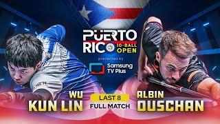 Wu Kun Lin vs Albin Ouschan  LAST 8  Puerto Rico Men’s Open by Samsung TV Plus [upl. by Nirag766]