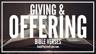 Bible Verses On Giving and Offering  Scriptures For Giving To God Audio Bible [upl. by Ansell]