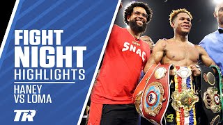 Haney amp Loma Put On Instant Classic  Haney Retains Undisputed Belts  FIGHT HIGHLIGHTS [upl. by Baryram]