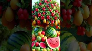 Easy and fast method for planting and growing hybrid fruit trees of watermelon and guava gardening [upl. by Arihsay]