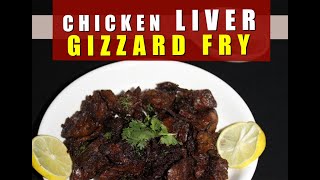 Chicken liver gizzard fry చికెన్ లివ ్ amp కందనకాయ వెపుడు [upl. by Elenahc524]