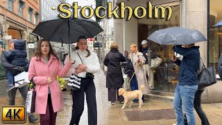 Stockholm in the Rain 🇸🇪 ストックホルムの雨 🇸🇪 Estocolmo en la lluvia 🇸🇪 [upl. by Bozuwa657]