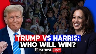 US Election 2024 LIVE  Trump vs Harris Polls show Harris and Trump Tied as Election Day nears [upl. by Koah]