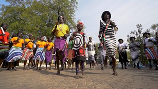 Culture Corner Dinka Tribal Dance In South Sudan [upl. by Irina320]