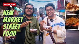 New Market Street Food  Kolkata Street Food  Durga Puja [upl. by Danni]