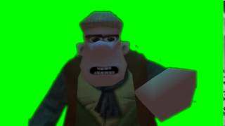 Chicken Run PS1 Mr Tweedy Greenscreen [upl. by Etnod]