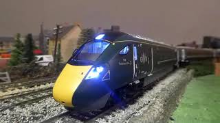 DERAILS supplied GWR Paddington Bear IEP Class 800 DCC Fitted First Run [upl. by Zoltai]