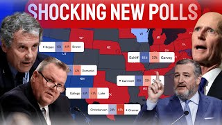 2024 Senate Map Predictions Based On the Latest Poll in EVERY SINGLE RACE [upl. by Kinney]