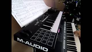 Falling  Twin Peaks theme Cover Yamaha PSR S750 [upl. by Noah]