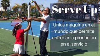 Serve Up Máquina para entrenar la pronación en el saque [upl. by Elleniad]